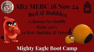 Angry Birds 2 AB2 Mighty Eagle Boot Camp MEBC 18 Nov 24-with 2 extra birds. 15 rooms. No shuffle