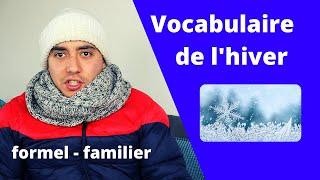 Vocabulaire de l'hiver en français [French classes] 