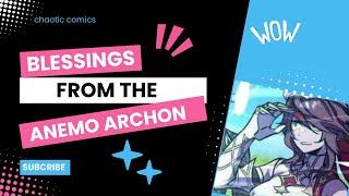 Blessings from the Anemo Archon Genshin Impact comic dub