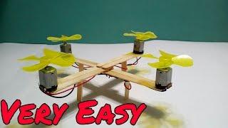 How to make a very easy drone (Quadcopter) at Home