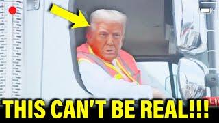 Trump's AWKWARD TRUCK STUNT turns into HUGE MISTAKE