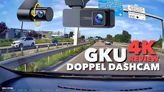 Die "Alles im Blick" Dashcam von GKU mit Front- und Rückkamera + App & Touchscreen - TEST REVIEW