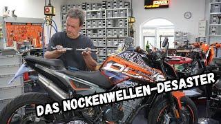 KTM 790 DUKE.... Die Stunde der Wahrheit...Nockenwellen-Check nach 1.000km Laufleistung