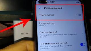 TECNO MOBILES WIFI Hotspot Setting | Tecno Camon16 | Camon17 | Camon18 | Camon17P,18P WIFI Setting