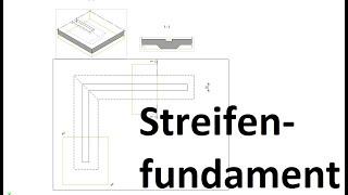 Streifenfundament