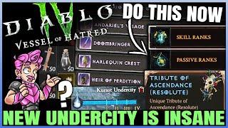 Diablo 4 - New Best XP, Legendaries & Boss Materials Target Farm - Best S6 Kurast Undercity Guide!