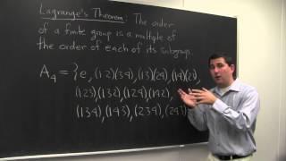 Groups: Lagrange's Theorem and its Converse