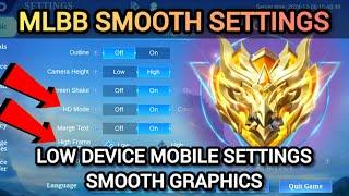 MLBB FIX YOUR SETTINGS FOR GAMEPLAY | UPDATED SETTINGS IN MOBILE LEGENDS BANG BANG