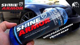 DIY Car Detailing on E46 M3 | Super Blue Foaming Soap | SHINE ARMOR REVIEW