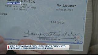 SERG Group donates $50,000 to two local charities