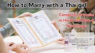 How to Apply for a Marriage Visa in Thailand | Marriage registration in Thailand for indian in Hindi