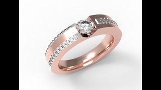 Tutorial design jewelry ring with RhinoGold