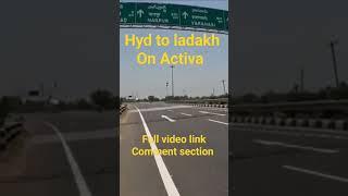 Hyderabad to ladakh on Activa solo ride, #gopro #sandeep #teluguvlogs #travel #ladakh2023