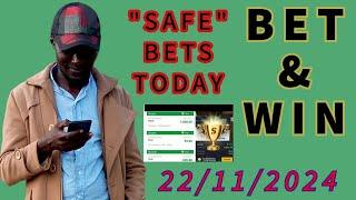 FOOTBALL PREDICTIONS TODAY 22/11/2024 | SOCCER PREDICTIONS TODAY | BETTING TIPS #betting