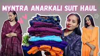 Myntra Anarkali kurti set haul || Myntra kurti haul