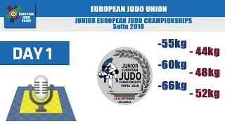 JUNIOR EUROPEAN JUDO CHAMPIONSHIPS SOFIA  2018 - DAY 1