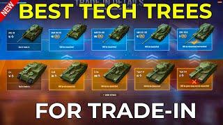 Best Tech Trees in World of Tanks for New Tech Tree Trade-In