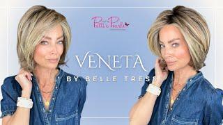 VENETA by Belle Tress in Sunkissed Almond-R Wig Review | WigsByPattisPearls.com