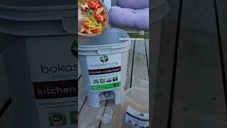 Bokashi Compost Bin from West Coast Seeds ️ #garden #shorts #shortsvideo #compost #wcs