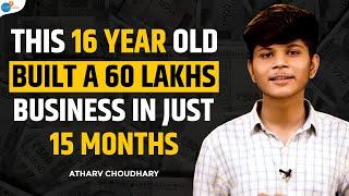 How to Launch a Business Before You Graduate School | Atharv Choudhary | Josh Talks