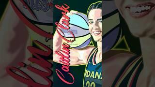 Caitlin Clark 2025 WNBA Indiana Fever #shorts #caitlinclark  #wnba  #drawing