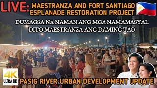 DUMAGSA NA NAMAN ANG MGA NAMAMASYAL DITO MAESTRANZA ANG DAMING TAO | PASIG RIVER ESPLANADE UPDATE