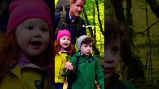 Prince Harry takes his kids hiking #princeharry #hiking #hikingadventures #archie #lilibet #fun