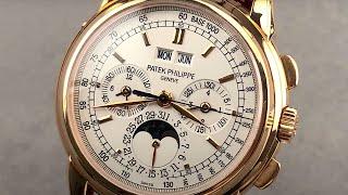 Patek Philippe 5970R Perpetual Calendar Chronograph 5970R-001 Patek Philippe Watch Review