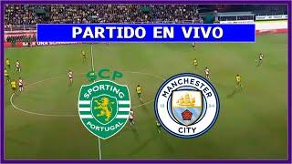  SPORTING LISBOA vs MANCHESTER CITY EN VIVO  CHAMPIONS LEAGUE 2024 | LA SECTA DEPORTIVA