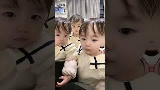【胡家三千金】吃可爱多长大的孩子#骗你生女儿  #家有萌娃 #三胞胎vlog #爸爸帶娃記 #lovelybaby  #lovely