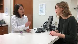 Pharmacist counseling on a new prescription #3