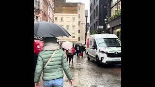 London Rainy Day Walk in Spring - 2024 ️  West End Rain Walk [4K HDR]