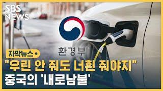 환경부, '전기차 보조금 개편' 연기…중국업체 반발 때문? (자막뉴스) / SBS