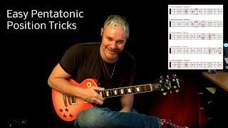 Easy Pentatonic Position Tricks - Guitar Lesson