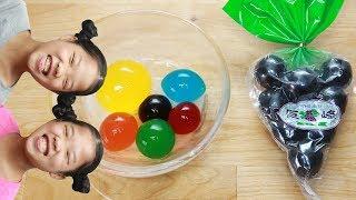 쿄호젤리 무지개젤리 KYOHO Jelly 巨峰ゼリー TwinRoozi Family 쌍둥이루지 가족 먹방  Mukbang