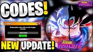 *NEW* ALL WORKING NEW UPDATE CODES FOR ANIME VENTURE! ROBLOX ANIME VENTURE CODES