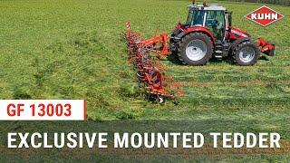 The new market-exclusive 13 m mounted tedder! | GF 13003 | KUHN