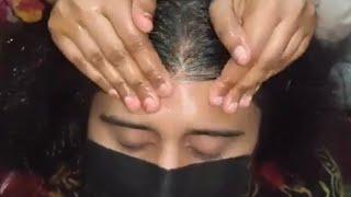 ASMR hair massage relaxing ASMR hair Oiling Routine/ Nitpicking and relaxing ASMR