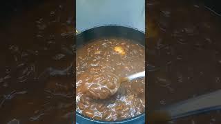 Fried Cornbread with Seasoned Pinto Beans!