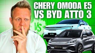 2025 Chery Omoda E5 VS BYD Atto 3 - same battery! Which is better?