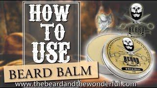 How to Use Beard Balm