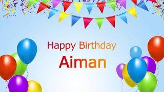 Happy Birthday Aiman