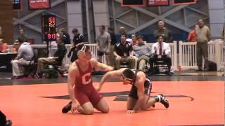 EIWA: Nevinger (Cornell) dec. Dutton (Lehigh), 141 semis