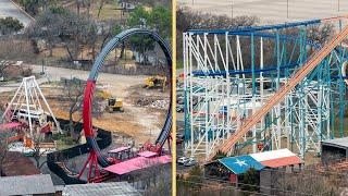 New Details Emerge for Record-Breaking Dive Coaster, Titan Repaint Continues at Six Flags Over Texas