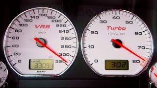 VW Golf 3 VR6 Turbo EXTREME Acceleration 0-300