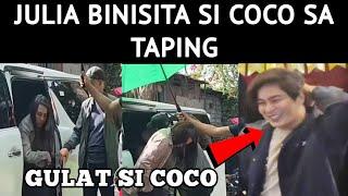 JULIA MONTES BINISITA SI COCO MARTIN SA TAPING NG BATANG QUIAPO