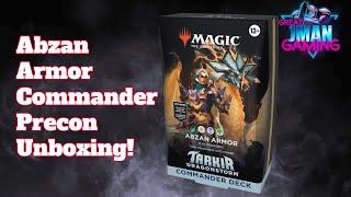 Abzan Armor Commander Deck Unboxing & First Impressions – Toughness Matters!