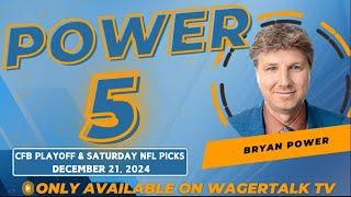 CFB Playoff Picks and Predictions | Saturday NFL Week 16 Predictions | Power 5 for 12/21