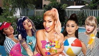 Celebrities Pool Party (inspired by @VanityLessons, @Moonlight-Edits, @marvelntuk and more)