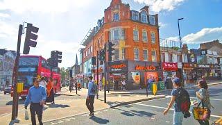 A London Summer Walk in Ealing | West Ealing to Ealing Broadway in London, England | 4K